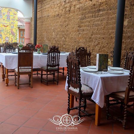 Hotel Casa De Familia De San Cristobal ซานกริสโตบัล เด ลาสกาซาส ภายนอก รูปภาพ