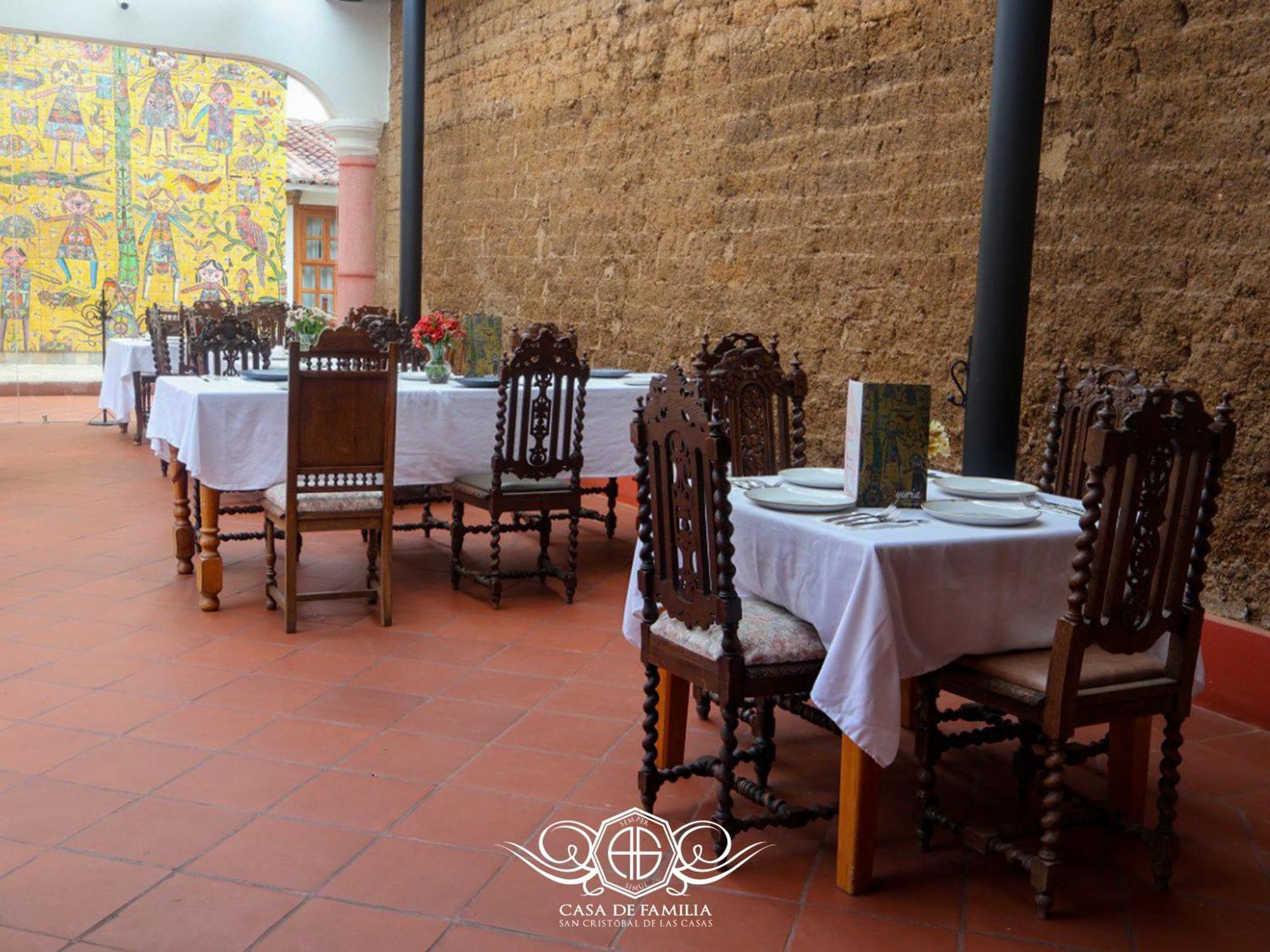 Hotel Casa De Familia De San Cristobal ซานกริสโตบัล เด ลาสกาซาส ภายนอก รูปภาพ