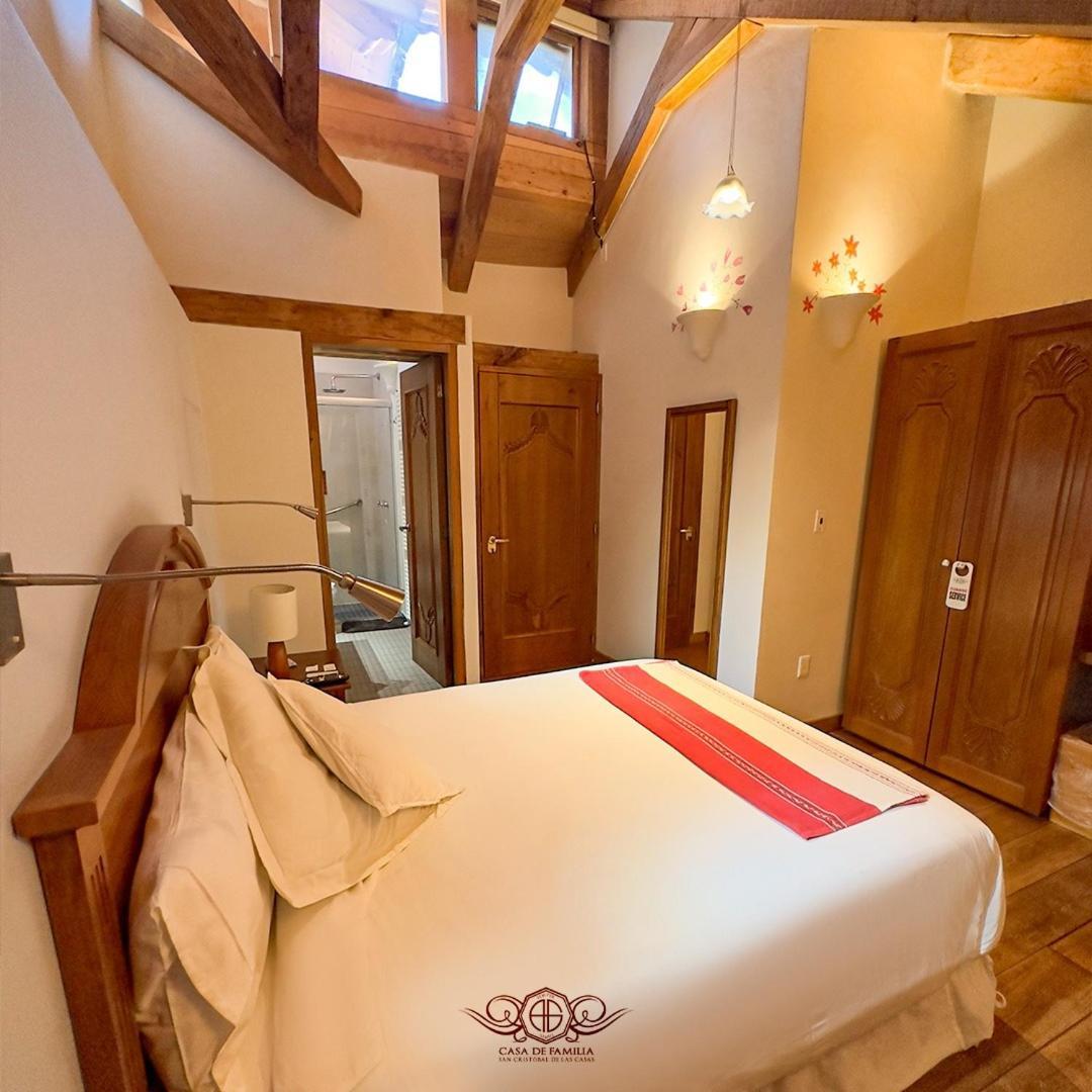 Hotel Casa De Familia De San Cristobal ซานกริสโตบัล เด ลาสกาซาส ภายนอก รูปภาพ